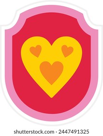 Shield vector icon. Can be used for printing, mobile and web applications.