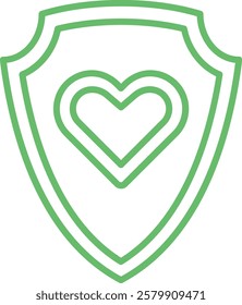 Shield vector icon. Can be used for printing, mobile and web applications.