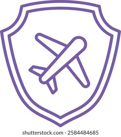 Shield vector icon. Can be used for printing, mobile and web applications.