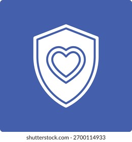 Ícone de vetor de escudo. Pode ser usado para impressão, aplicativos móveis e da Web.