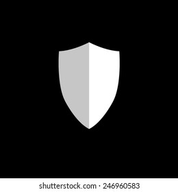 shield - vector icon, flat design