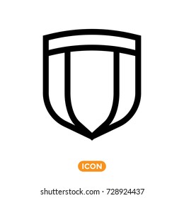 Shield Vector Icon. Guard Symbol