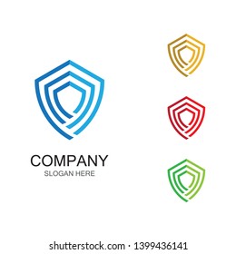 Shield vector icon illustration design
