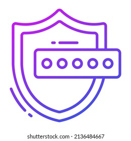 icono de vector de escudo. Ilustración para diseño gráfico y web.