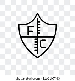 Shield vector icon isolated on transparent background, Shield logo concept