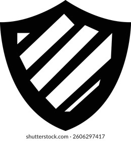 shield vector icon. protection shield filled flat symbols for mobile concept and web app, template, ui,. Black protection glyph icons sign, logo graphic designs elements, on transparent background