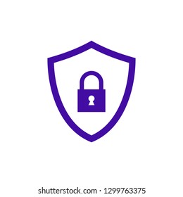 Shield vector icon. Protection icon vector. Security vector icon