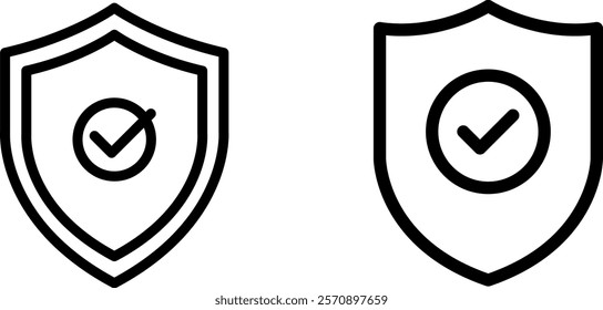 "Shield Vector Icon Set: A Powerful Collection of Shield Designs for Security and Protection"