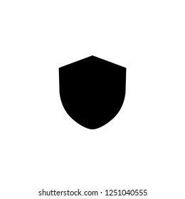 shield vector icon. shield sign on white background. shield icon for web and app