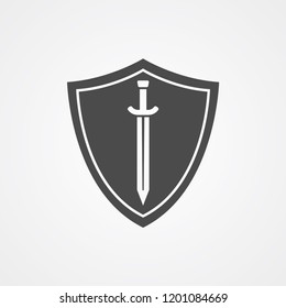 Shield vector icon sign symbol