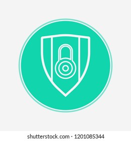 Shield vector icon sign symbol