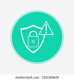 Shield vector icon sign symbol