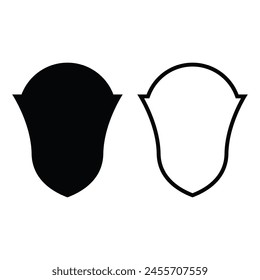 shield vector icon symbol design