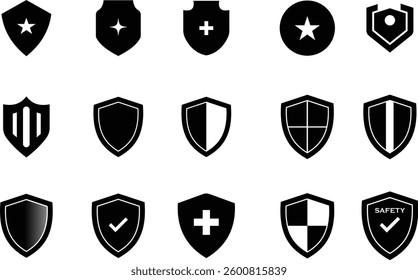 Shield vector icon.Shield illustration.Protect and security symbol.