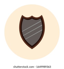 Shield vector illustration as clip art.