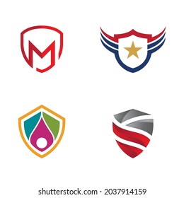 shield vector illustration design template