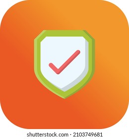ilustración de vector blindado en un fondo transparente.Símbolos de calidad premium.Icono plano de línea vector para el diseño de concepto y gráfico.
