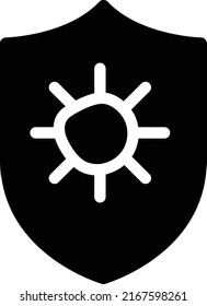 Shield Vector illustration on a transparent background.Premium quality symbols.Glyphs vector icon for concept and graphic design