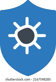 Shield Vector illustration on a transparent background.Premium quality symbols.Glyphs vector icon for concept and graphic design