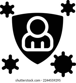 shield Vector illustration on a transparent background. Premium quality symmbols. Glyphs vector icons for concept and graphic design.