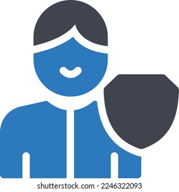 shield Vector illustration on a transparent background. Premium quality symmbols. Glyphs vector icons for concept and graphic design. 
