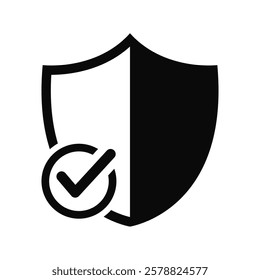 Shield vector illustration on white background