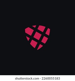 Shield vector logo template design .Shield icon 