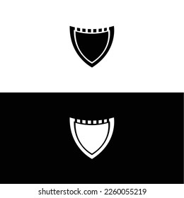 Shield vector logo template design .Shield icon 