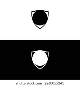 Shield vector logo template design .Shield icon 