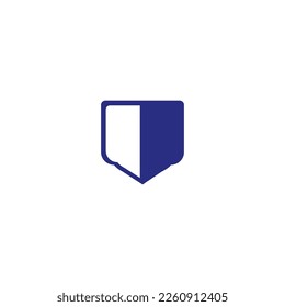 Shield vector logo template design. Shield icon 