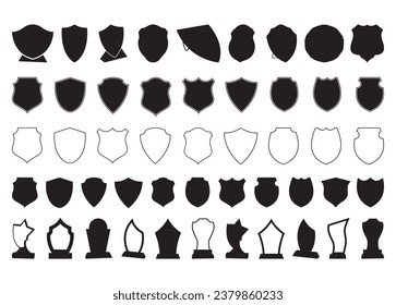 Shield Vector For Print, Shield Clipart, Shield vector Illustration