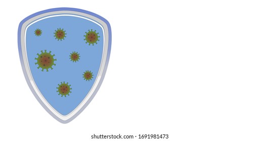 shield vector with space to write text or another.