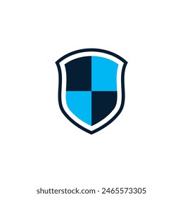 Shield vector symbol logo icon security guard protection safe