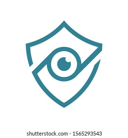 Shield Vision Security Logo Design Stock Vector (Royalty Free ...