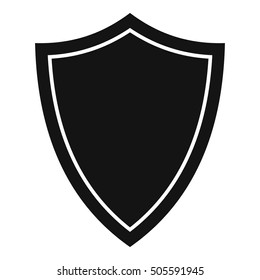 Shield for war icon. Simple illustration of shield for war vector icon for web