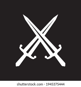 Shield war logo vector template