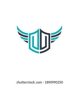 Elemento de diseño del logotipo gráfico de blindaje