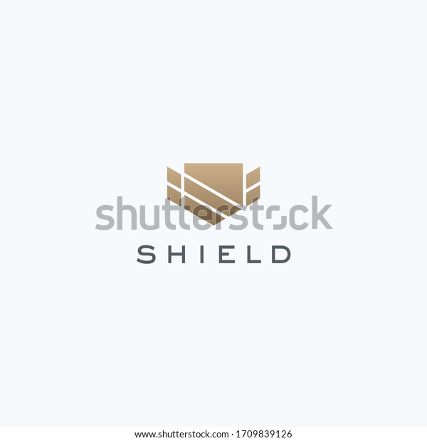 shield wings logo design\
template