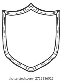 A shield with a wooden frame