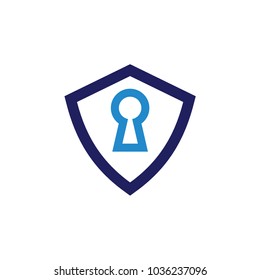 Shield World Icon Logo design template.