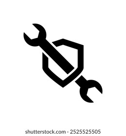 Escudo y logotipo de la llave, color plano