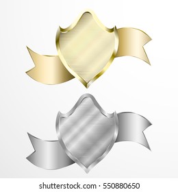 Shield(gold,silver,tape,glow)Logo