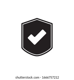 Shield,Guard icon vector logo and illustration
