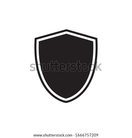 Shield,Guard icon vector logo and illustration