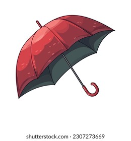 Schutz vor Regen mit einem Regenschirmsymbol einzeln