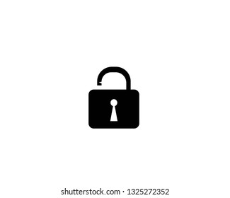 Shield/protection with padlock icon vector-Vector
