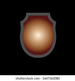 Shields Icon Illustration. Security Vector. Guard Sign. Protection Symbol With Black Background - Logo Template.