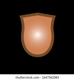 Shields Icon Illustration. Security Vector. Guard Sign. Protection Symbol With Black Background - Logo Template.