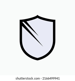 Shields Icon. Protection, Defend Symbol - Vector. 