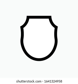 Shields Icon. Protection  Vector. Guard Sign. Secure Symbol - Logo Template.